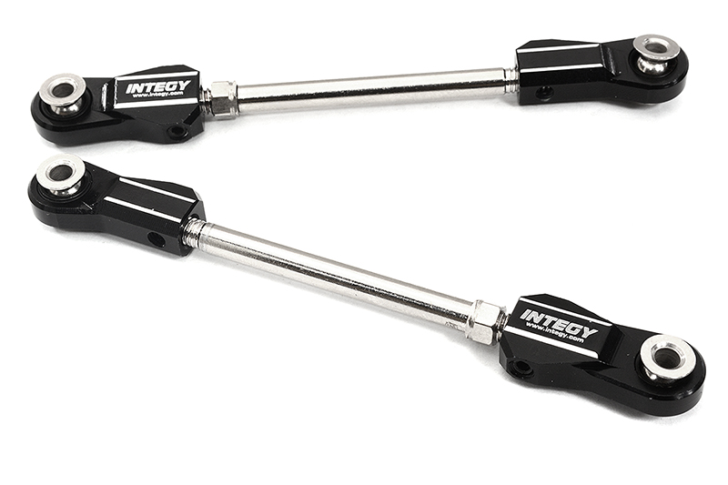 C32568BLACK Billet Machined Front Upper Suspension Linkages for Traxxas 1/10 Hoss 4X4 3643 - Image 1