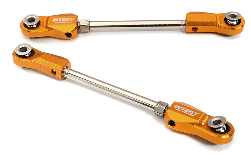 C32568ORANGE Billet Machined Front Upper Suspension Linkages for Traxxas 1/10 Hoss 4X4 3643 - Image 1
