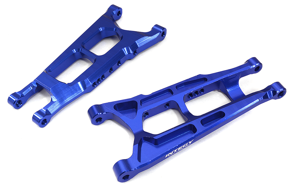 C32571BLUE Billet Machined Lower Suspension Arms for Traxxas 1/10 Hoss 4X4 3655R - Image 1