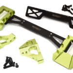 Green Alloy Machined Rear Body Mount Set for Traxxas 1/8 Sledge 4WD 9515