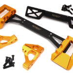 Alloy Machined Rear Body Mount Set for Traxxas 1/8 Sledge 4WD - Orange 9515