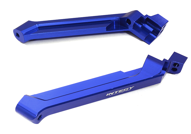 C32574BLUE Billet Machined Rear Tower Chassis Braces for Traxxas 1/8 Sledge 4WD Truck 9521 - Image 1