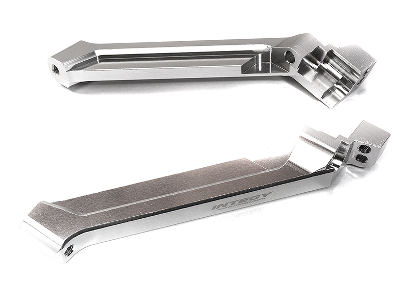 C32574SILVER Billet Machined Rear Tower Chassis Braces for Traxxas 1/8 Sledge 4WD Truck 9521 - Image 1