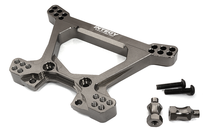 C32577GREY Billet Machined Rear Shock Tower for Traxxas 1/10 Hoss 4X4 6738 - Image 1