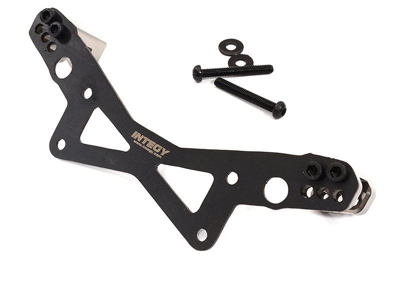 C32578GREY Machined Rear Shock Tower Extension for Arrma 1/10 Vorteks 4X4 3S BLX ARA320634 - Image 1