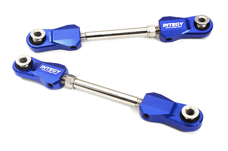 C32580BLUE Billet Machined Rear Upper Suspension Linkages for Traxxas 1/10 Hoss 4X4 3644 - Image 1