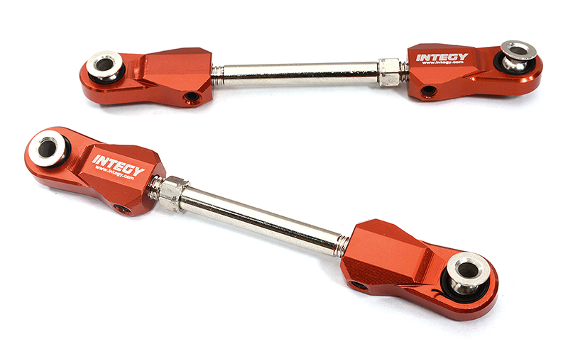 C32580RED Billet Machined Rear Upper Suspension Linkages for Traxxas 1/10 Hoss 4X4 3644 - Image 1