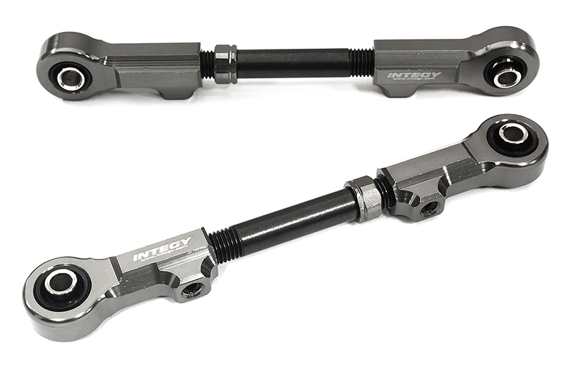 C32581GREY Billet Machined Rear Upper Suspension Linkages for Losi 1/5 DBXL-E 2.0 4WD - Image 1