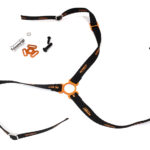 Realistic Spare Tire Straps w/ Mount for Losi 1/10 Lasernut U4 4WD Brushless RTR