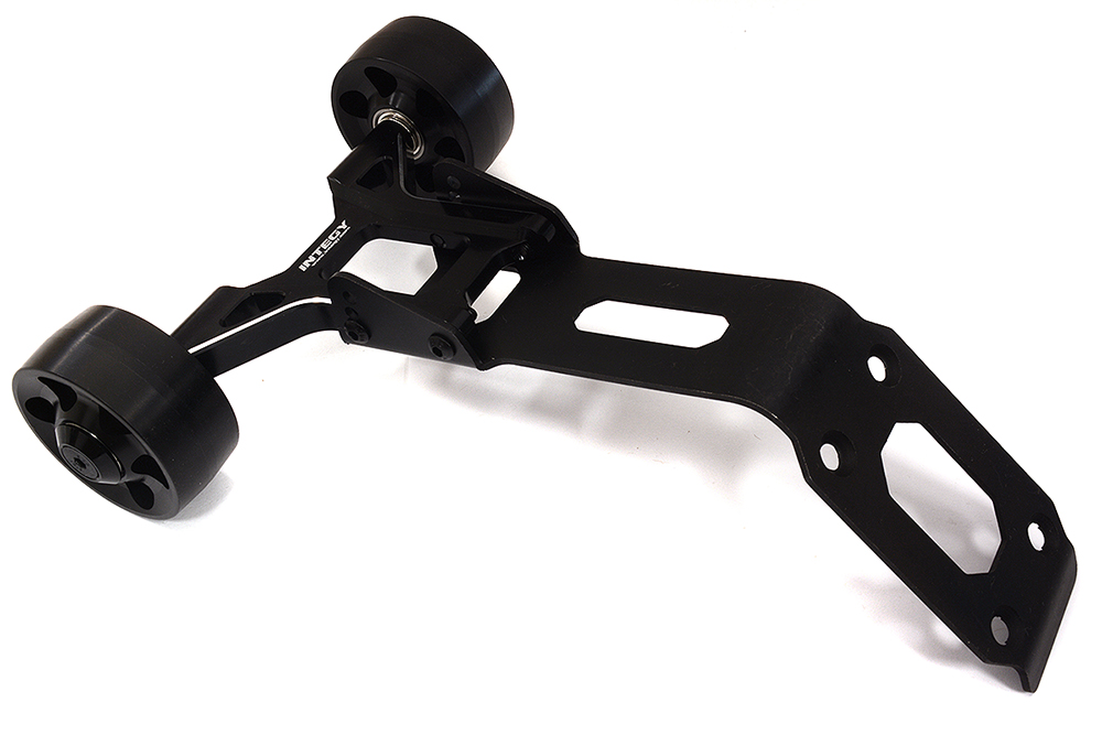 C32587BLACK Black Billet Machined Wheelie Bar for Traxxas 1/8 Sledge 4WD Monster Truck - Image 1