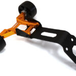 Billet Machined Orange Wheelie Bar for Traxxas 1/8 Sledge 4WD