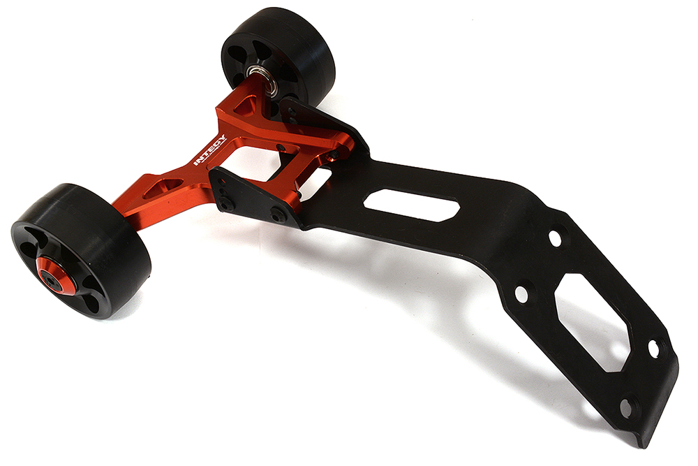 C32587RED Billet Machined Red Wheelie Bar for Traxxas 1/8 Sledge 4WD - Image 1