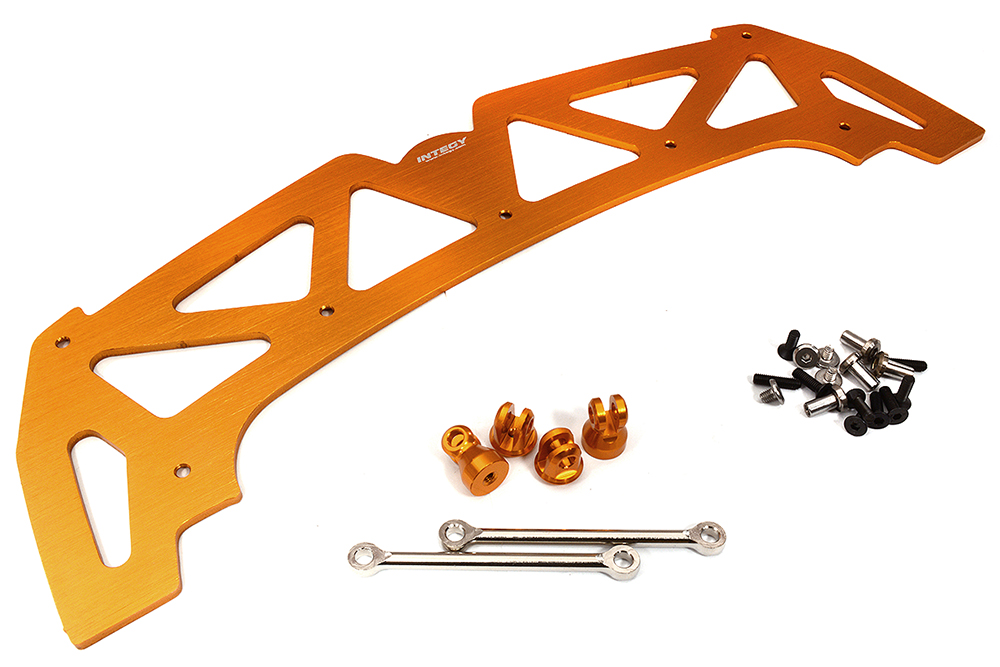 C32588ORANGE Billet Machined Aluminum Front Splitter Plate for Arrma 1/7 Limitless ARA320515 - Image 1