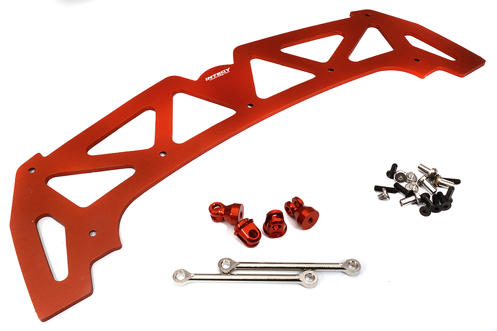 C32588RED Billet Machined Aluminum Front Splitter Plate for Arrma 1/7 Limitless ARA320515 - Image 1