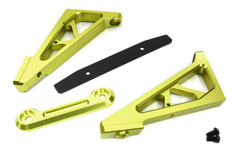 C32589GREEN Billet Machined Wing Mount Set for Traxxas 1/8 Sledge 4WD Monster Truck 9518 - Image 1