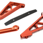 Red Billet Machined Wing Mount Set for Traxxas 1/8 Sledge 4WD Monster Truck 9518