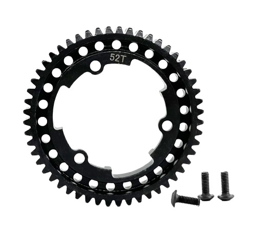 C32594 Billet Machined Steel 52T Spur Gear MOD1 for Traxxas E-Revo 2.0, Maxx & X-Maxx - Image 1