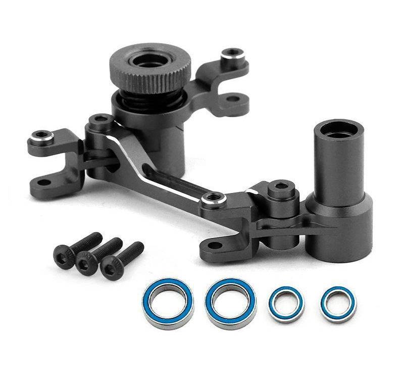 C32595BLACK Machined Steering Bellcrank Set for Traxxas 1/7 Unlimited Desert Racer 8343 - Image 1