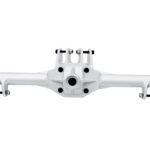 Silver Alloy Machined Rear Axle Housing for Losi 1/10 Hammer Rey U4