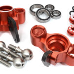 Alloy Steering Blocks w/ 15x24x5mm Size Bearings for Arrma 1/8 Kraton AR330505