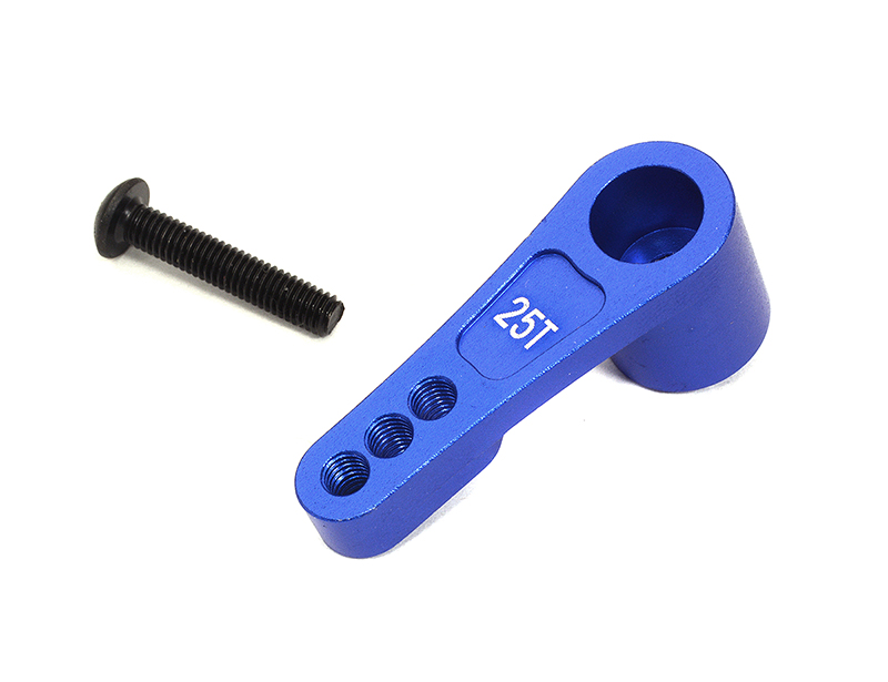 C32604BLUE Alloy Machined 25T Servo Horn for Arrma 1/10 & 1/8 Kraton Outcast Talion Typhon - Image 1