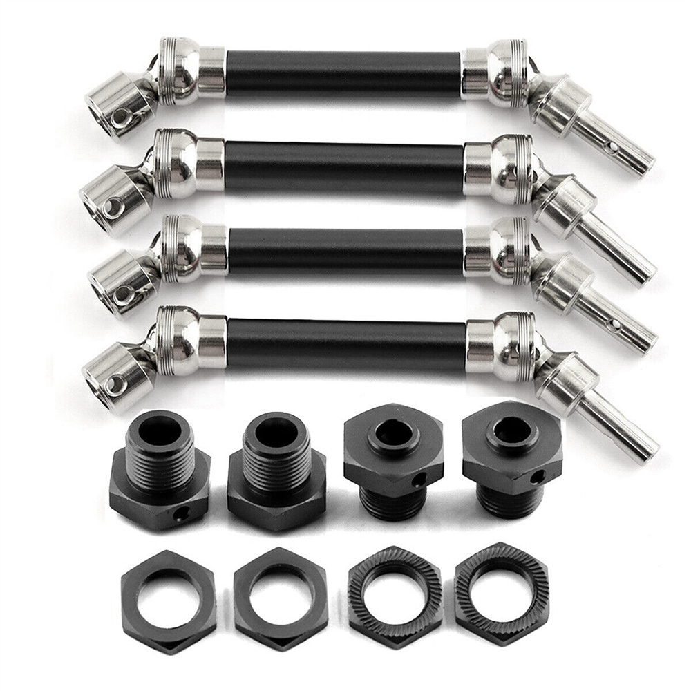 C32606BLACK Machined Universal Drive Shafts Set for 1/8 Arrma Typhon 3S AR310780 AR310864 - Image 1