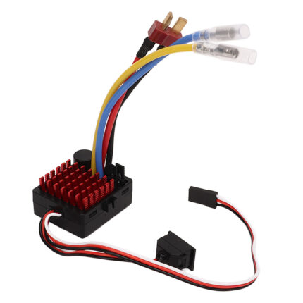 Brush Type ESC 60A Waterproof 2-3S for RC Cars - High Performance Speed Control