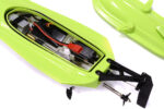 Mini Mono-Q Speed Boat 303mm w/ Motor, ESC and Controller ARTR Kit- Green - Image 2