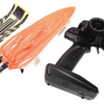 Mini Mono-Q Speed Boat 303mm w/ Motor, ESC and Controller ARTR Kit - Red