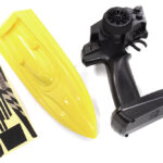 Mini ECO-Q Speed Boat 255mm w/ Motor, ESC and Controller ARTR Kit - Yellow