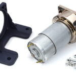 60GA775 DC Motor w/ Gear Reduction Gearbox & Motor Mount 12v500