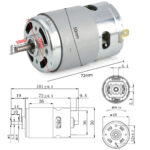 895 DC Motor w/ Motor Mount 12v5000 - Image 2