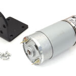 37GB555 (15W) DC Motor w/ Gear Reduction Gearbox & Motor Mount 12v300