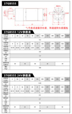 37GB555 (15W) DC Motor w/ Gear Reduction Gearbox & Motor Mount 12v300 - Image 2