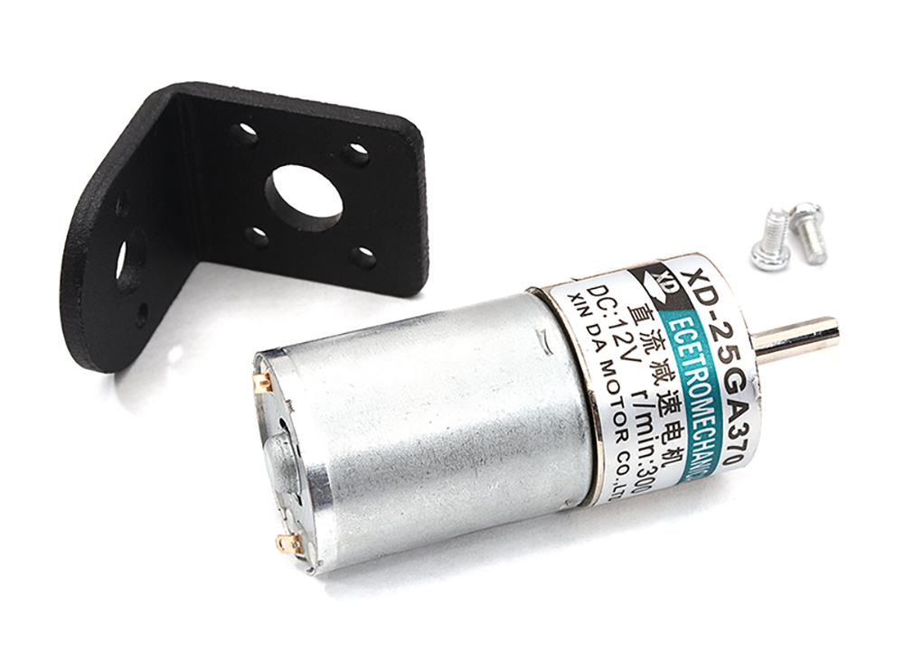 C32644 25GA370 (5W) DC Motor w/ Gear Reduction Gearbox & Motor Mount 12v300 - Image 1