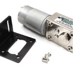 555 DC Motor w/ Gear Reduction Gearbox & Motor Mount 12v300