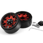 HD 1.9 Size Alloy D7 Spoke Beadlock Wheel (2) for Scale Off-Road Crawler