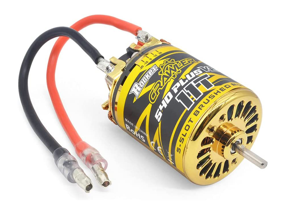 C32681 5-Slot 540 PLUS V2 Brush Type 11T Crawler Motor w/ Adjustable Timing - Image 1
