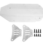 Steel Machined Chassis Protection Guard & Skid Plates for Tamiya TT-02