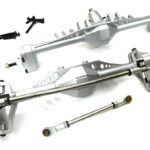 Silver Machined Front & Rear Axles for 1/10 Capra 1.9 Trail Buggy 232004 232005