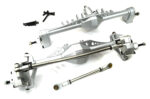 Silver Machined Front & Rear Axles for 1/10 Capra 1.9 Trail Buggy 232004 232005