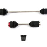 Alloy Machined Center Drive Shafts w Dust Boots for E-Maxx 3905 5650