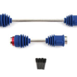 Alloy Machined Center Drive Shafts w Dust Boots for E-Maxx 3905 5650