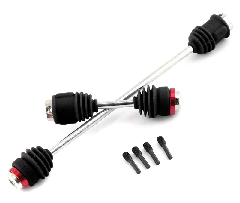 C32715BLACK Machined Center Drive Shafts w/Dust Boots for 1/10 E-Revo(1st Gen) & Summit 5650 - Image 1