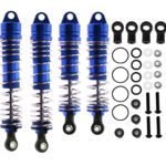Alloy Machined Shock Set (4) for Traxxas Slash, Stampede & Rustler (4X4 & 2WD)