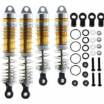 Alloy Machined Shock Set (4) for Traxxas Slash, Stampede & Rustler (4X4 & 2WD)