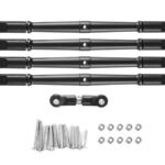 Black Alloy Adjustable Turnbuckles for 1/8 Kraton, Outcast & Notorious