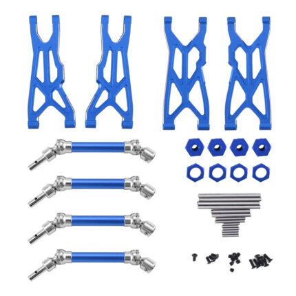 Blue Alloy Suspension Arms and Universal Shafts for 1/8 RC Buggy 17mm Hex