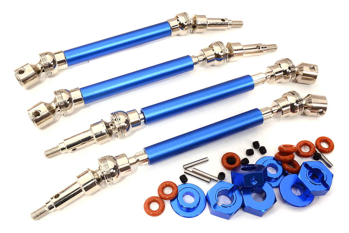 C32726BLUE Wide Universal Shafts Kit w/17mm Hex for 1/10 Kraton(V1 to V2 Width) ARAC9120-21 - Image 1