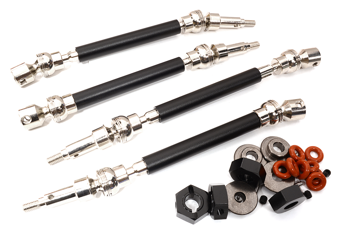 C32727BLACK Universal Shafts w/ 17mm Hex for 1/10 Kraton V1, Outcast V1 ARAC9120 ARAC9121 - Image 1